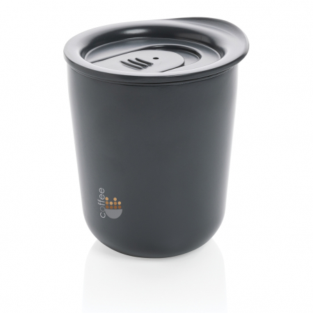 Pahar cafea inox antimicrobian 250 ml cu capac [6]