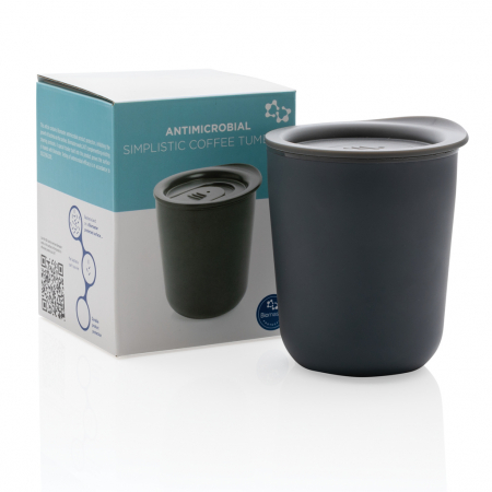 Pahar cafea inox antimicrobian 250 ml cu capac [9]