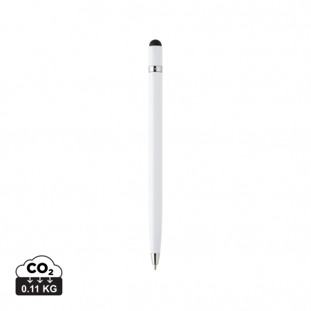 Pix minimalist metalic cu stylus si cerneala albastra [0]