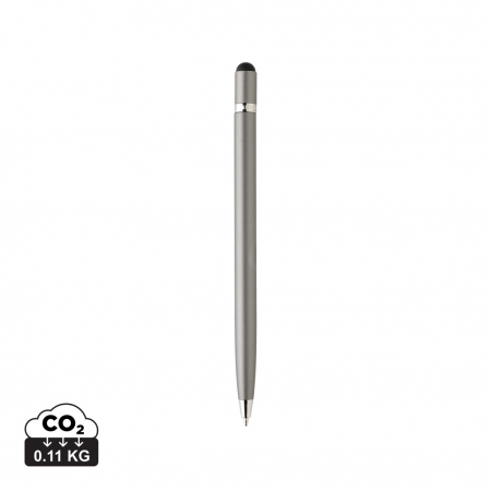 Pix minimalist metalic cu stylus si cerneala albastra [0]