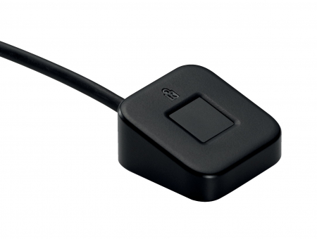 Securitate digitala - Sistem autentificare Kensington, pe baza de amprenta, cu fir, 1.2 m, conexiune USB-A, negru