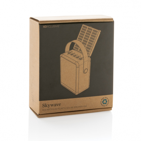 Boxa portabila solara Skywave RCS din plastic reciclat, 12W, BT 5.3, IPX5 [20]