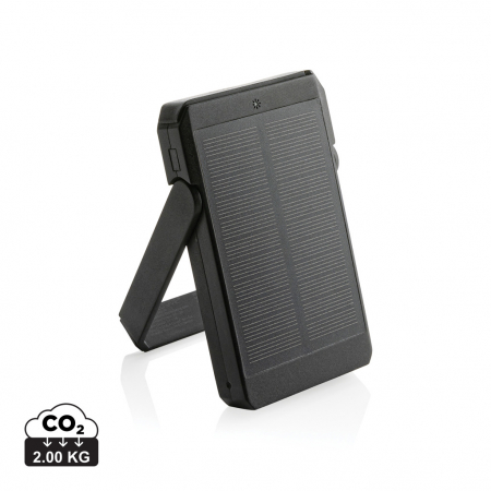 Baterii externe - Powerbanks - Powerbank solar 5.000 mAh, incarcare magnetica wireless 10W, Skywave