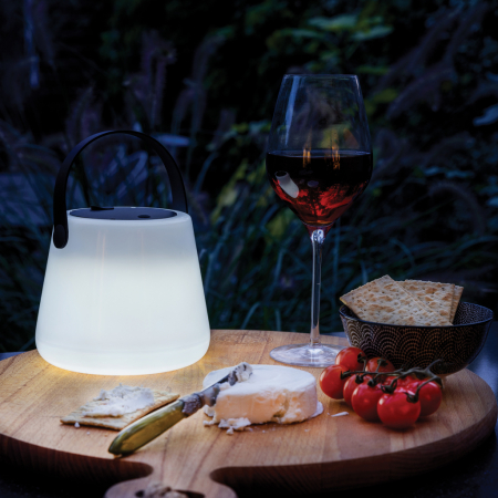 Lampa solara de exterior SolarGlow din ABS reciclat RCS – USB-C, autonomie 20h [9]