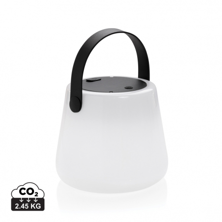 Lampi portabile - Lampa solara de exterior SolarGlow din ABS reciclat RCS – USB-C, autonomie 20h
