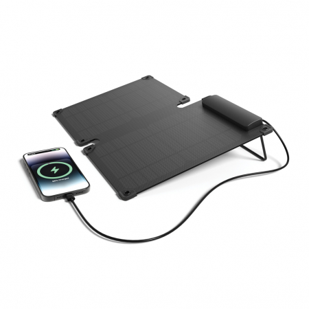 Panou solar portabil pliabil 10W USB-A/USB-C IPX6 Solarpulse [1]
