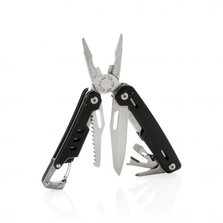 Multitool Solid cu carabiniera si 11 functii din aluminiu si inox [1]
