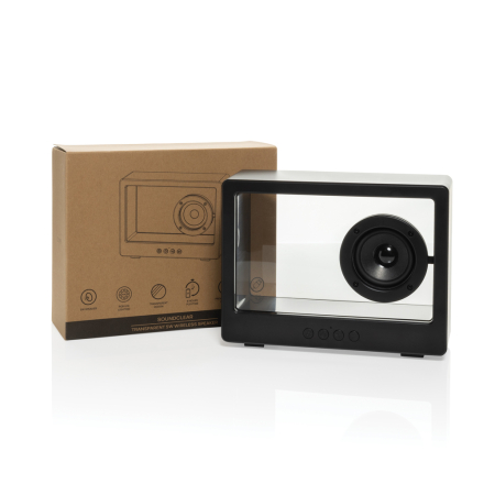 Boxa Soundclear transparenta 5W, RGB, personalizabila cu logo luminos [2]