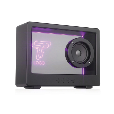 Boxa Soundclear transparenta 5W, RGB, personalizabila cu logo luminos [6]