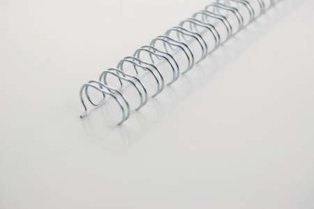 Spira legare documente GBC, metalica, A4, 12.5 mm, 115 coli, 34 inele, 100 buc/set, argintiu [2]