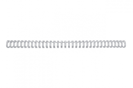 Noutati si inovatii - Spira legare documente GBC, metalica, A4, 14 mm, 15 coli, 34 inele, 100 buc/set, argintiu