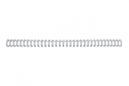 Masini de legat, indosariat si accesorii - Spira legare documente GBC, metalica, A4, 6 mm, 55 coli, 34 inele, 100 buc/set, argintiu