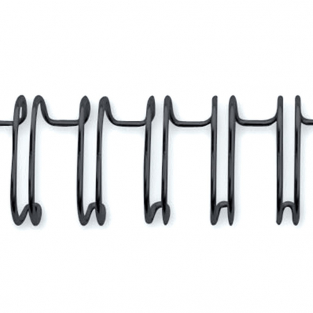 Spira legare documente GBC, metalica, A4, 8 mm, 70 coli, 34 inele, 100 buc/set, argintiu [4]