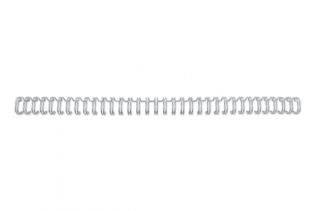 Masini de legat, indosariat si accesorii - Spira legare documente GBC, metalica, A4, 8 mm, 70 coli, 34 inele, 100 buc/set, argintiu