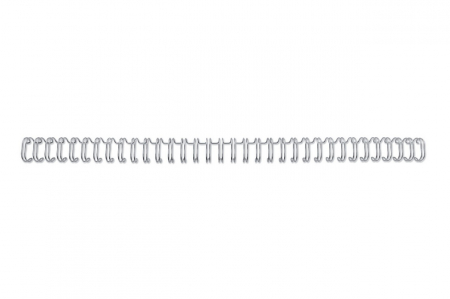 Masini de legat, indosariat si accesorii - Spira legare documente GBC, metalica, A4, 9.5 mm, 85 coli, 34 inele, 100 buc/set, argintiu