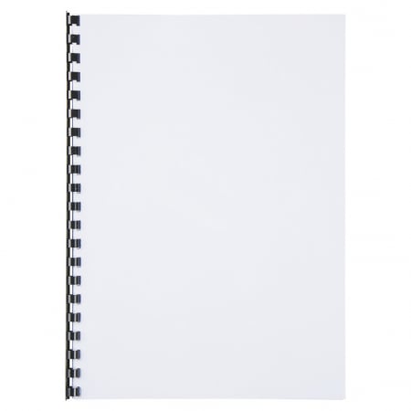 Noutati si inovatii - Spira legare documente GBC, plastic, A4, 21 inele, 10 mm, 65 coli, 100 buc/set, negru