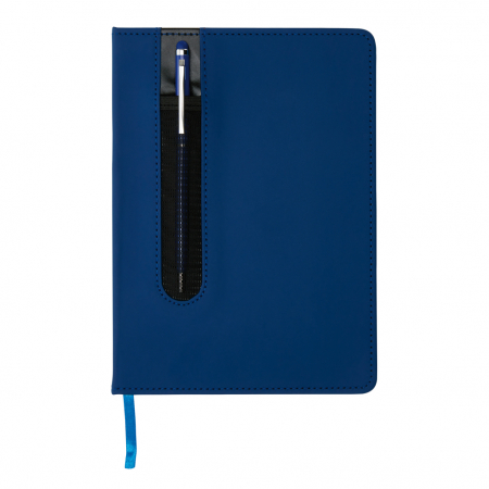 Agenda A5 personalizabila cu coperta PU si pix stylus inclus [3]