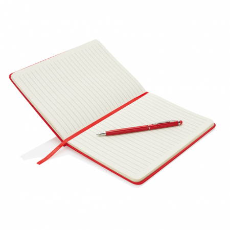 Agenda A5 personalizabila cu coperta PU si pix stylus inclus [2]