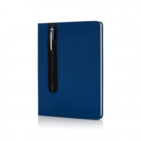 Agenda A5 personalizabila cu coperta PU si pix stylus inclus [1]