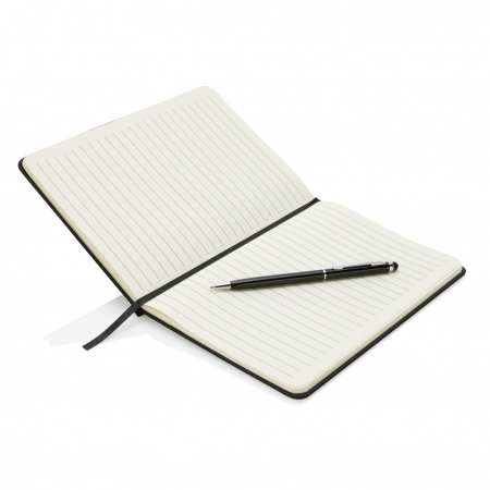 Agenda A5 personalizabila cu coperta PU si pix stylus inclus [2]
