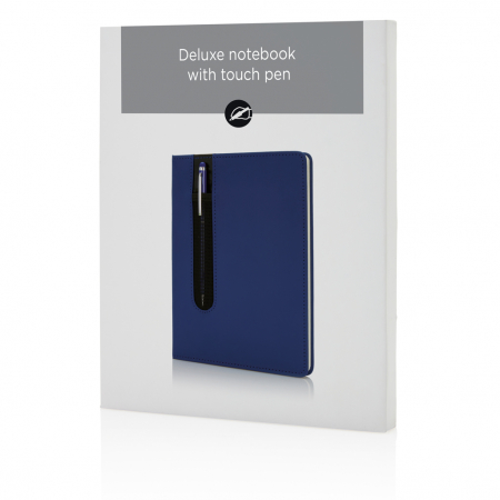 Agenda A5 personalizabila cu coperta PU si pix stylus inclus [4]