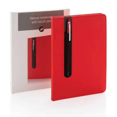 Agenda A5 personalizabila cu coperta PU si pix stylus inclus [6]