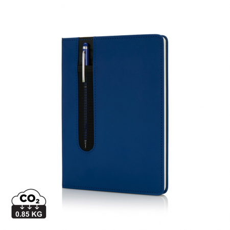 Agenda A5 personalizabila cu coperta PU si pix stylus inclus [0]