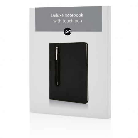 Agenda A5 personalizabila cu coperta PU si pix stylus inclus [7]