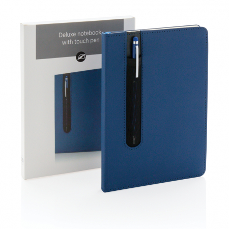 Agenda A5 personalizabila cu coperta PU si pix stylus inclus [6]