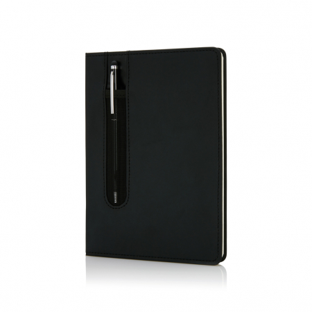 Agenda A5 personalizabila cu coperta PU si pix stylus inclus [1]