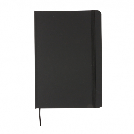 Agenda clasica A5 cu coperta PU, inchidere elastica si pagini dictando, hartie ivory, personalizabila. [4]