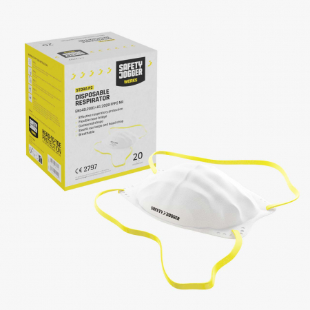 Masca de protectie STORA P2, pachet de 20 bucati, Safety Jogger [1]