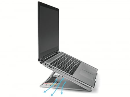 Suport pentru laptop Kensington SmartFit Easy Riser, cu spatiu pentru racire, pentru diagonale de pana la 17", gri [7]