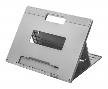 Electronice si accesorii tech - Suport pentru laptop Kensington SmartFit Easy Riser, cu spatiu pentru racire, pentru diagonale de pana la 17", gri