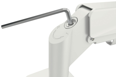 Suport pentru monitor Leitz Ergo, 2 brate ajustabile si extensibile, cu fixare pe birou, gri [5]