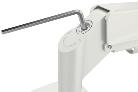Suport pentru monitor Leitz Ergo, brat ajustabil si extensibil, cu fixare pe birou, gri [9]
