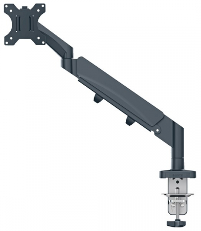 Electronice si accesorii tech - Suport pentru monitor Leitz Ergo, brat ajustabil si extensibil, cu fixare pe birou, gri-carbune