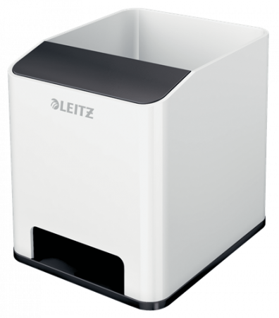 Suport pixuri Leitz WOW cu amplificare sunet albastru/alb [0]