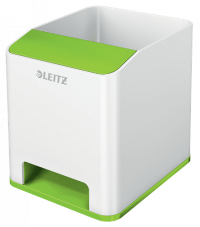 Suport pixuri Leitz WOW cu amplificare sunet albastru/alb [0]