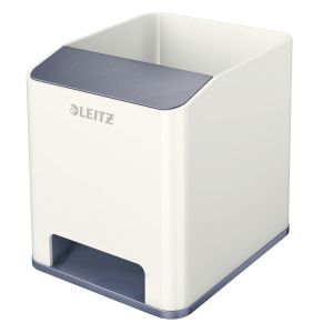 Suport pixuri Leitz WOW cu amplificare sunet albastru/alb [0]