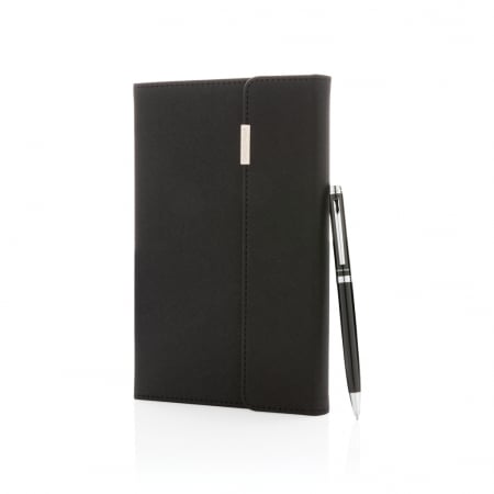 Agenda A5 Swiss Peak Deluxe cu pix – 160 pagini, coperta PU eleganta [1]
