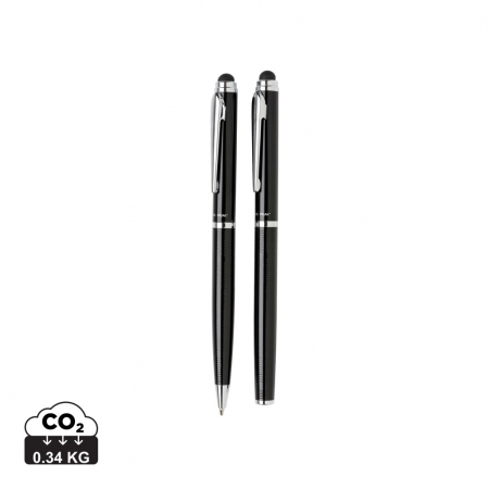 Seturi de scris Premium - Set pixuri Deluxe Swiss Peak cu stylus, alama premium