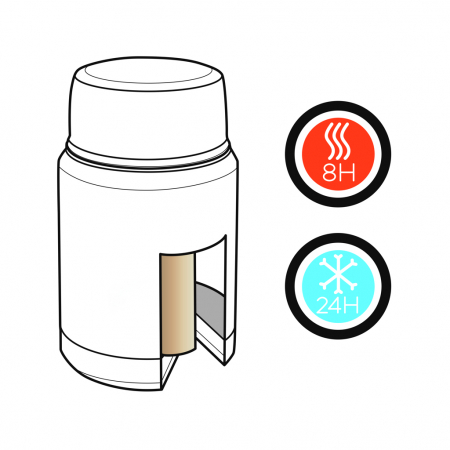 Recipient alimentar termoizolant Swiss Peak Elite cu cupru, 500ml [6]