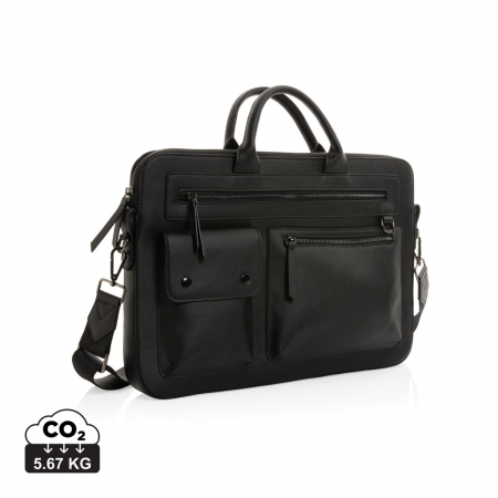 Rucsacuri si articole de calatorie - Geanta Swiss Peak Laptop 14” din PU reciclat