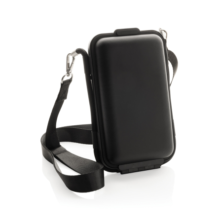 Etui de calatorie Swiss Peak OSLO RCS Hardshell, protectie telefon, compartimente documente si curea detasabila [1]