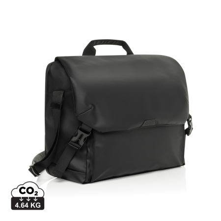 Rucsacuri si articole de calatorie - Geanta messenger Swiss Peak OSLO RCS pentru laptop 15,6", RFID si prindere troller 3.