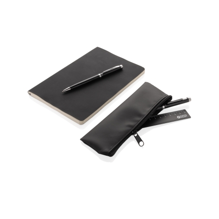Set papetarie Swiss Peak OSLO RCS, agenda A5, 2 pixuri, rigla si etui, cutie FSC® [0]