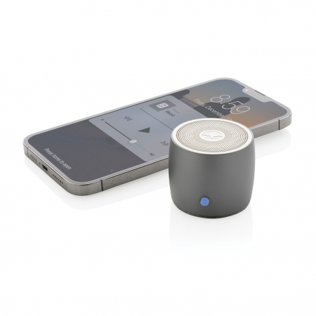 Boxa portabila wireless Swiss Peak RCS din aluminiu reciclat, 3W, BT 5.0, sunet bass [2]