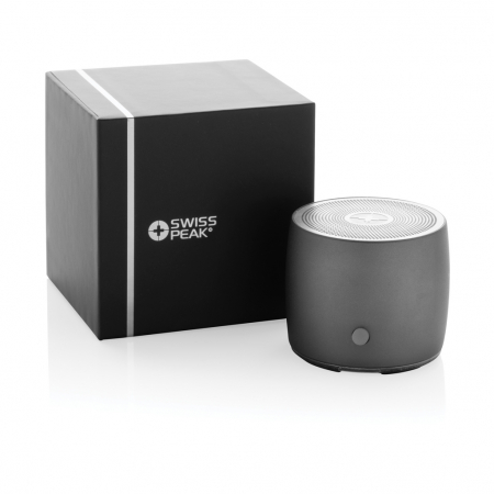 Boxa portabila wireless Swiss Peak RCS din aluminiu reciclat, 3W, BT 5.0, sunet bass [13]