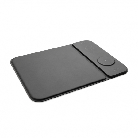 Mousepad cu incarcare wireless 3-in-1 15W Swiss Peak, PU reciclat RCS [1]